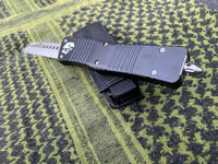 The Wraith - OTF Knife w/ Black Handle