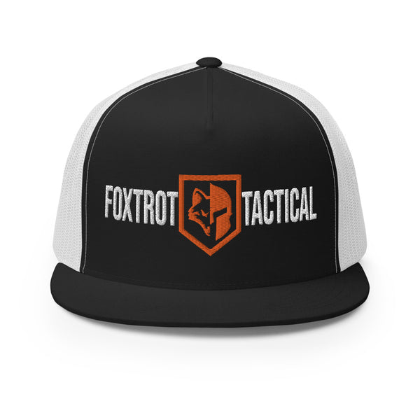 FOXTAC Shield - Black/White with two tone logo