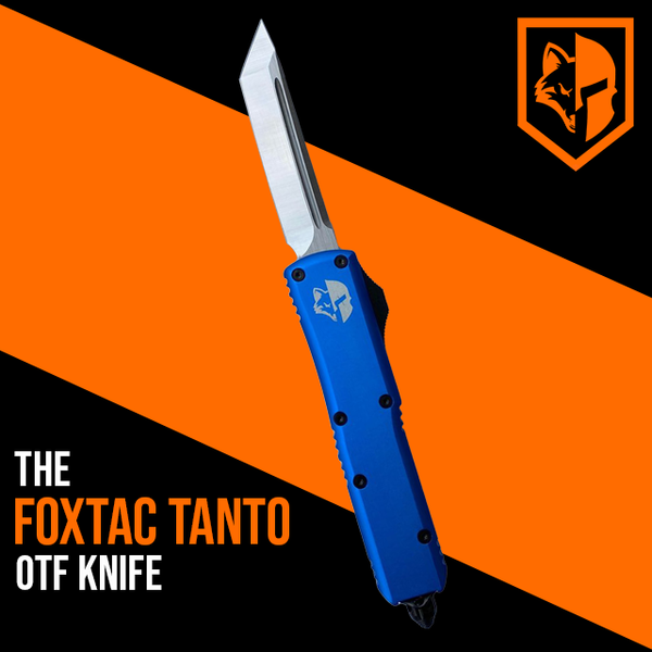 The FOXTAC TANTO - BLUE HANDLE