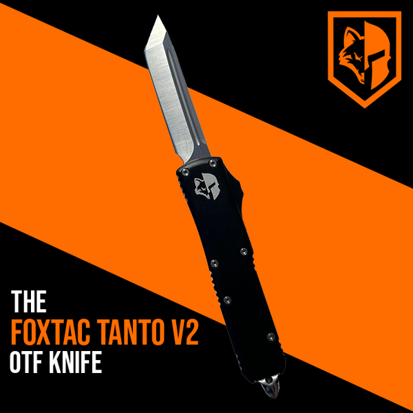 The FOXTAC Tanto V2 - Black Handle