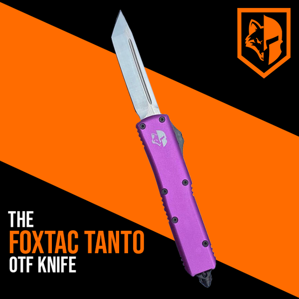 The FOXTAC TANTO - PURPLE HANDLE