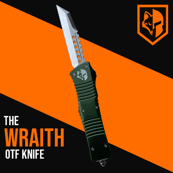 The Wraith - OTF Knife w/ OD Green Handle